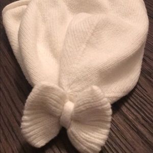 White H&M baby hat